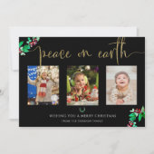 Weltfrieden Weihnachten 3 Foto Kranz (Vorderseite)