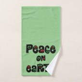 Weltfrieden Weihnachten Badhandtuch Set (Handtuch)