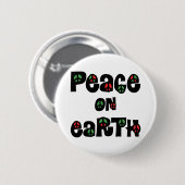 Weltfrieden Weihnachten Button (Vorne & Hinten)