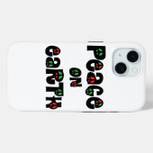Weltfrieden Weihnachten Case-Mate iPhone Hülle (Rückseite (Horizontal))