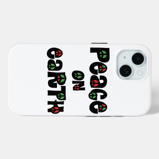 Weltfrieden Weihnachten Case-Mate iPhone Hülle (Rückseite (Horizontal))