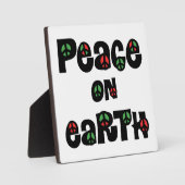 Weltfrieden Weihnachten Fotoplatte (Vorderseite)