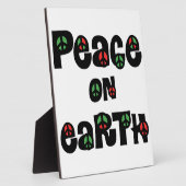 Weltfrieden Weihnachten Fotoplatte (Seite)