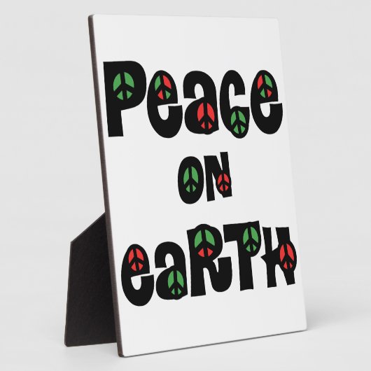 Weltfrieden Weihnachten Fotoplatte (Seite)