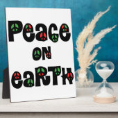 Weltfrieden Weihnachten Fotoplatte (Seite)