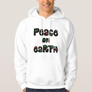 Weltfrieden Weihnachten Hoodie