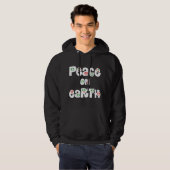 Weltfrieden Weihnachten Hoodie (Vorne ganz)