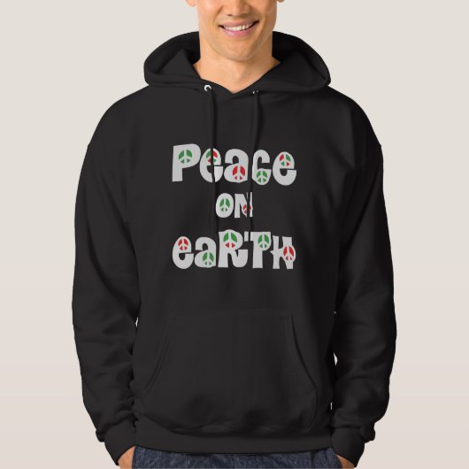 Weltfrieden Weihnachten Hoodie (Vorderseite)