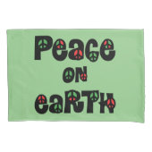 Weltfrieden Weihnachten Kissenbezug (Vorderseite)