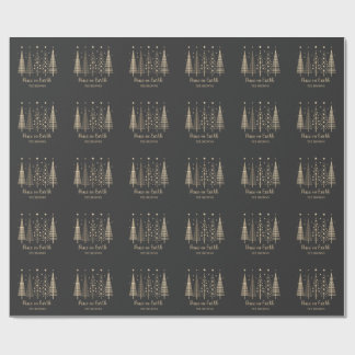 Weltfrieden Weihnachten Minimalistisch Geschenkpapier