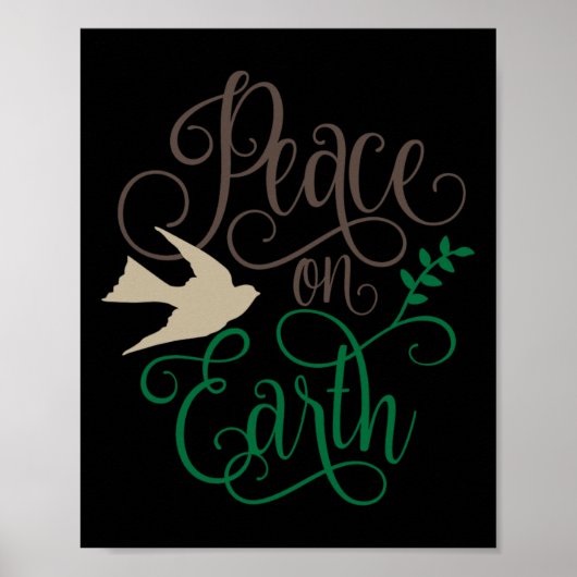 Weltfrieden Weihnachten Poster (Vorne)