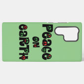 Weltfrieden Weihnachten Samsung Galaxy Hülle (Rückseite (Horizontal))