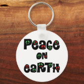 Weltfrieden Weihnachten Schlüsselanhänger (Vorderseite)