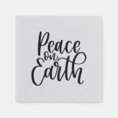 Weltfrieden Weihnachten Serviette (Vorderseite)