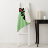 Weltfrieden Weihnachten Sherpadecke (Beispiel)