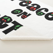 Weltfrieden Weihnachten Sherpadecke (3/4)