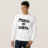 Weltfrieden Weihnachten Sweatshirt (Vorne ganz)