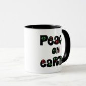 Weltfrieden Weihnachten Tasse (VorderseiteRechts)