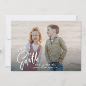 Weltfrieden | Weihnachts-Foto Einladung (Vorderseite)