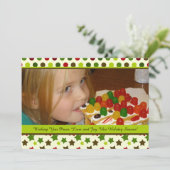 Weltfrieden Weihnachts-Fotokarte Feiertagskarte (Stehend Vorderseite)