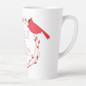 Weltfrieden Weihnachts-Kardinal Milchtasse (Rechts)