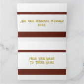 Weltfrieden Weihnachtsbaum auf Starry Night Karte (Innenseite)