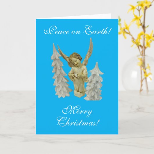 Weltfrieden, Weihnachtsgrußkarte Karte (Gelbe Blume)