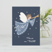 Weltfrieden Weihnachtskarte Feiertagskarte (Stehend Vorderseite)