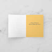 Weltfrieden-Weihnachtskarte Feiertagskarte (Innenseite)