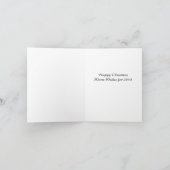 Weltfrieden-Weihnachtskarte Feiertagskarte (Innenseite)