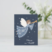 Weltfrieden Weihnachtskarte Feiertagspostkarte (Stehend Vorderseite)