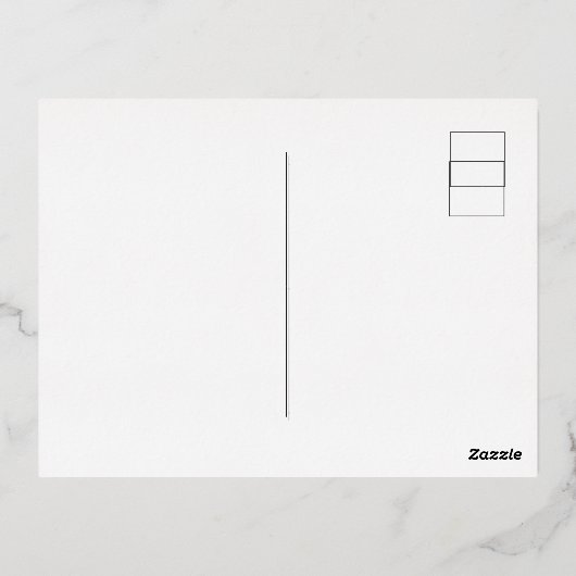 Weltfrieden, Weihnachtskarte Folien Feiertagspostkarte (Rückseite)