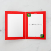 Weltfrieden Weihnachtskarte Karte (Innenseite)