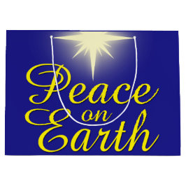 Weltfrieden Weihnachtsstern Große Geschenktüte