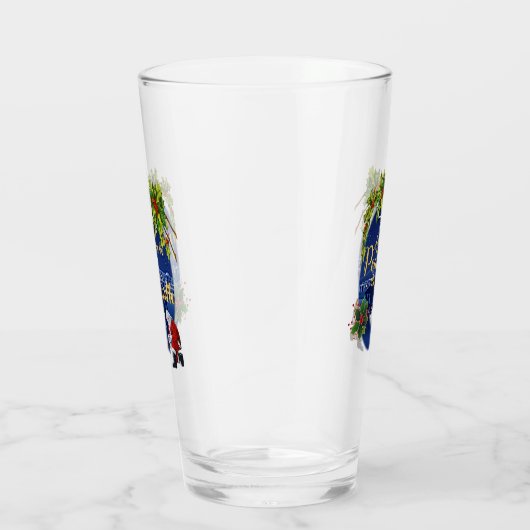 Weltfrieden-Weihnachtstrinkendes Glas (Rechts)