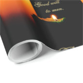 Weltfrieden Weihnachtswackelpapier Geschenkpapier (Rolleneckpunkt)