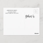 Weltfrieden Weiß und Silberfarben Foto Postkarte (Rückseite)