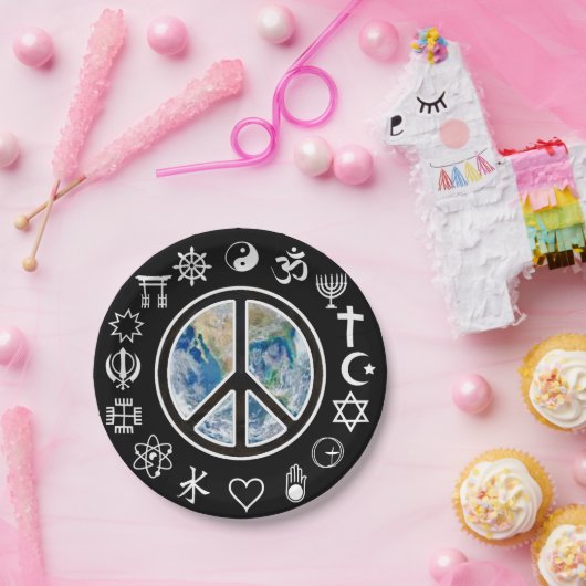 Weltfrieden - Weltfrieden Pappteller (Party)
