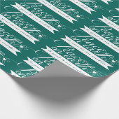 Weltfrieden Whitetext Geschenkpapier (Ecke)