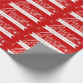 Weltfrieden Whitetext Geschenkpapier (Ecke)