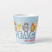 Weltfrieden Woodland Animals Milchtasse (Vorderseite)