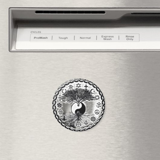 Weltfrieden Yin Yang Magnet (In Situ (Geschirrspüler))