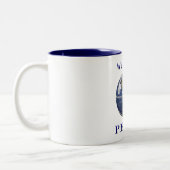Weltfrieden Zweifarbige Tasse (Links)