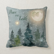 Weltfriedenmoderner Watercolor-Weihnachtsfeiertag