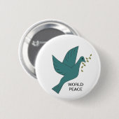 WELTFRIEDENSBUTTON BUTTON (Vorne & Hinten)