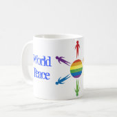 WeltfriedensCup Kaffeetasse (Vorderseite Links)