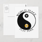 Weltfriedenserpostkarte Postkarte (Vorne/Hinten)