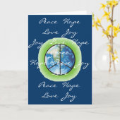 Weltfriedensersatzkarte Karte (Gelbe Blume)