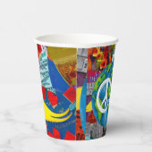 Weltfriedenspapiere Pappbecher (Rechts)