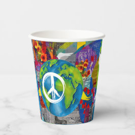 Weltfriedenspapiere Pappbecher
